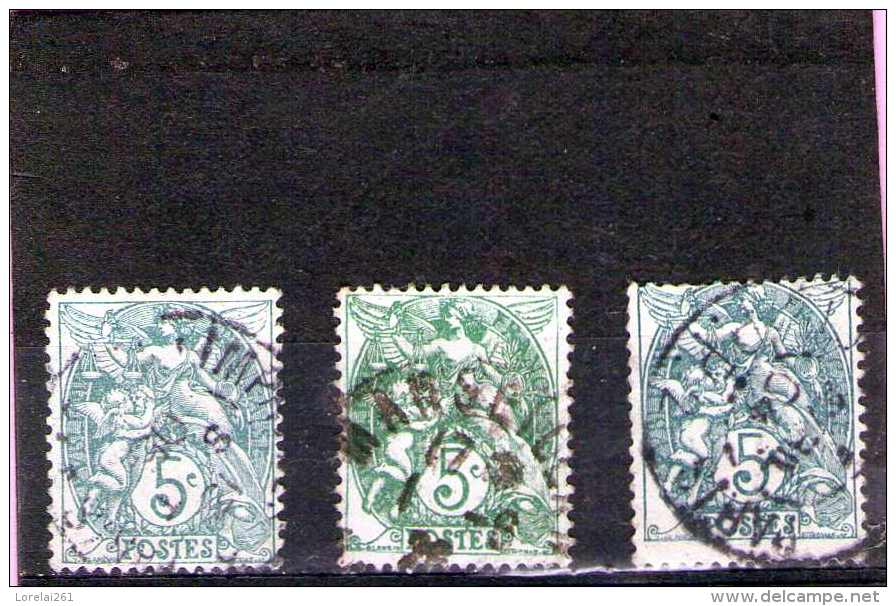 1900 - BLANC  Mi No 89 Et Yv 110  Nuances - 1900-29 Blanc