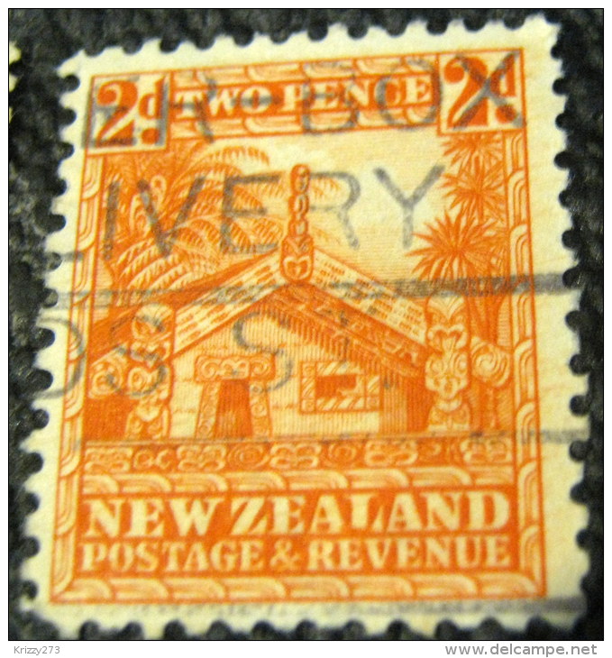 New Zealand 1935 Maori House 2d - Used - Oblitérés