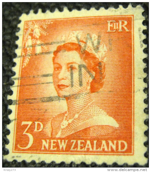 New Zealand 1955 Queen Elizabeth II 3d - Used - Neufs
