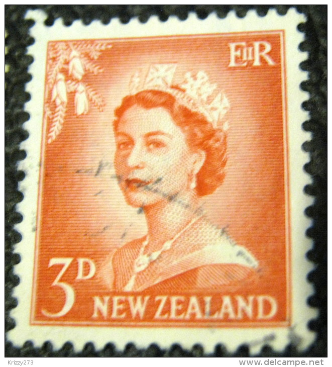 New Zealand 1955 Queen Elizabeth II 3d - Used - Neufs