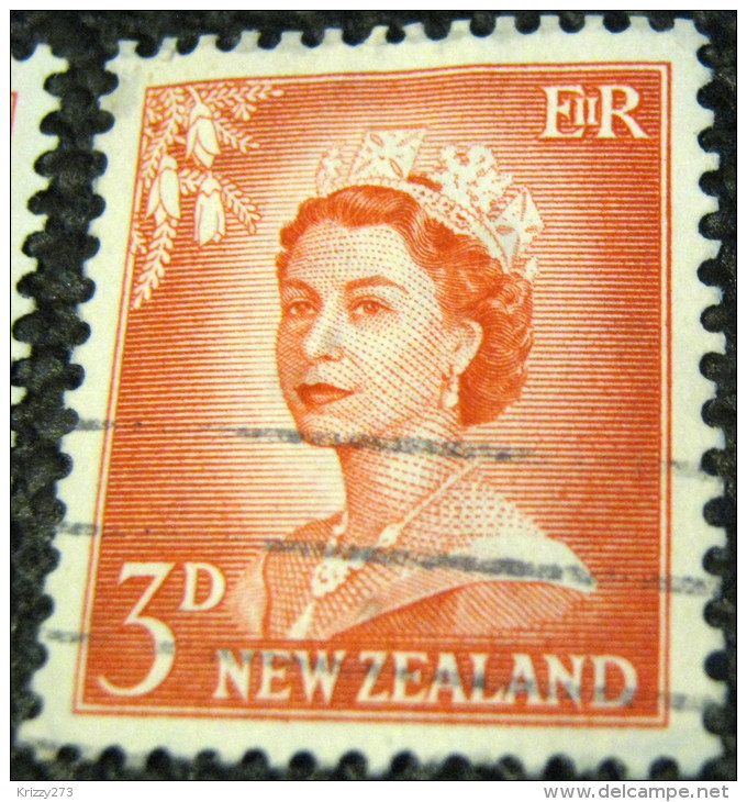 New Zealand 1955 Queen Elizabeth II 3d - Used - Neufs