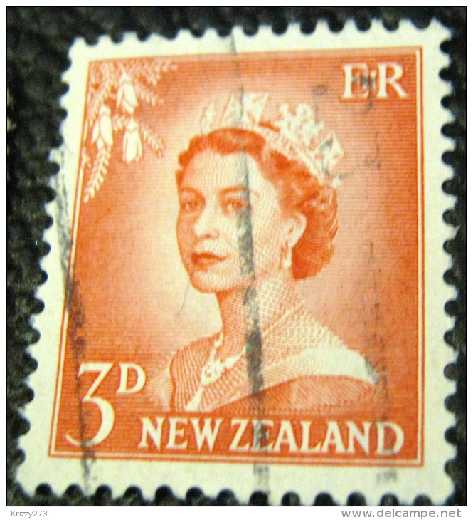 New Zealand 1955 Queen Elizabeth II 3d - Used - Neufs