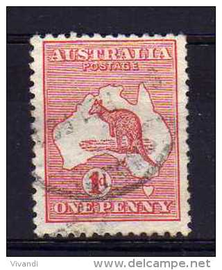 Australia - 1913 - 1d Kangaroo (Die II) - Used - Oblitérés