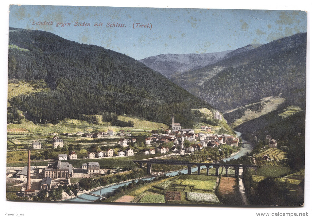 Austria, LANDECK, Tirol, Old Postcard - Landeck