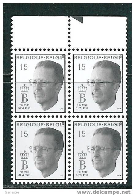 Belgique COB 2520 ** (MNH) - Bloc De 4 - 1990-1993 Olyff