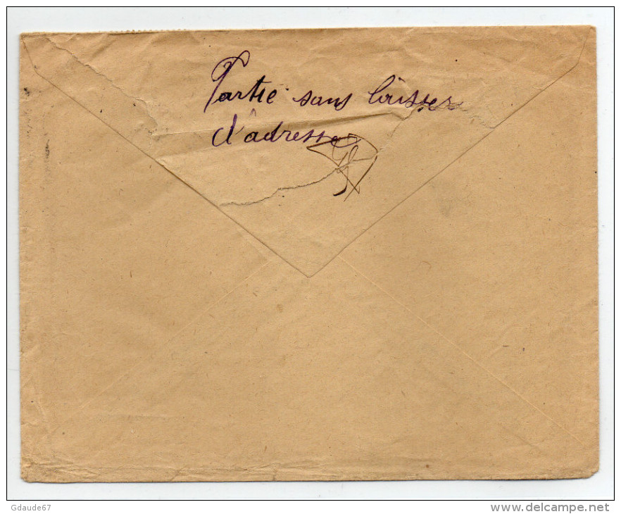 1918 - ENVELOPPE RECOMMANDEE De GRENOBLE (ISERE) Avec CACHET MILITAIRE "2° RGT ARTILLERIE DE CAMPAGNE" REEXPEDIEE - SEUL - Military Postmarks From 1900 (out Of Wars Periods)