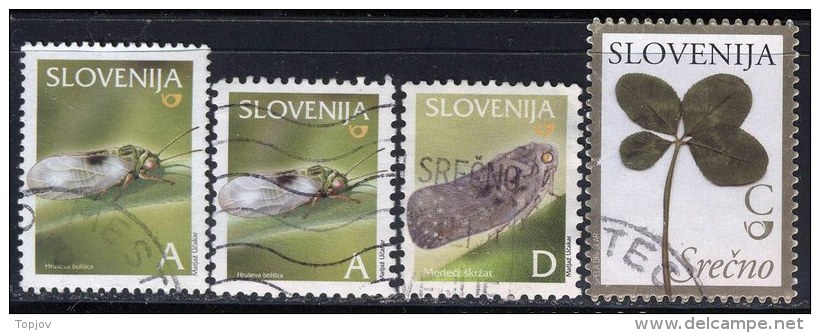 SLOVENIA  - DEFINITIVE S.  -   LOT  "A+D" -  USED - Eslovenia