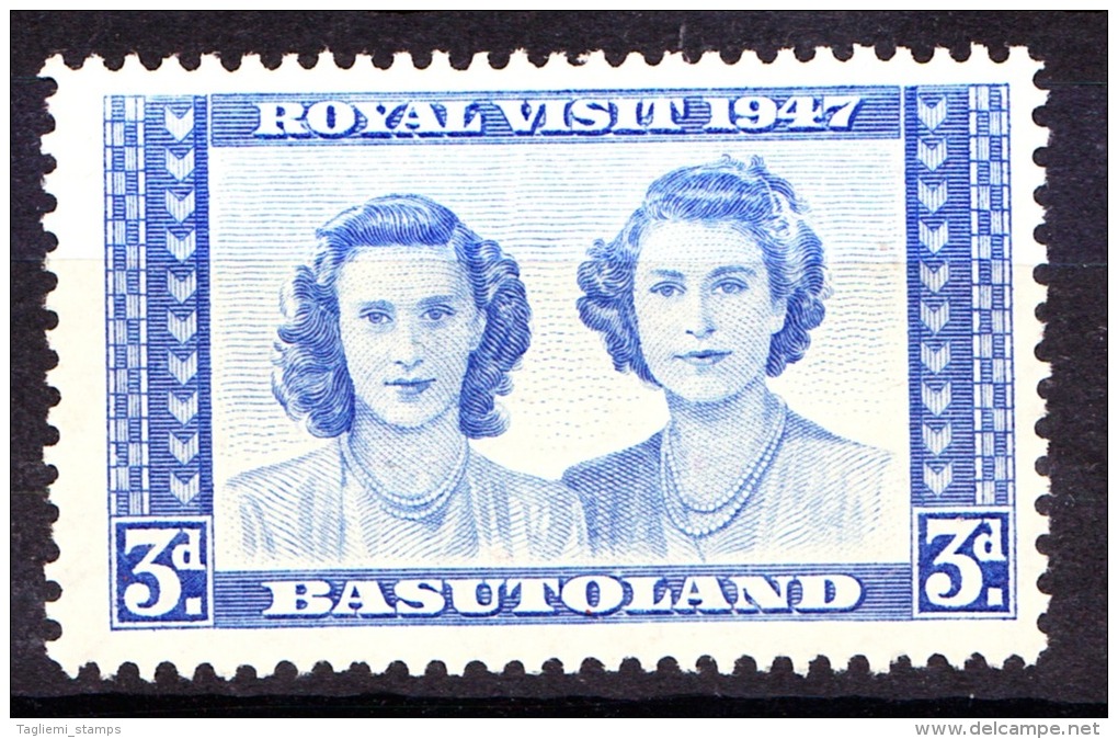 Basutoland, 1947, SG 34, Mint Hinged - 1933-1964 Crown Colony