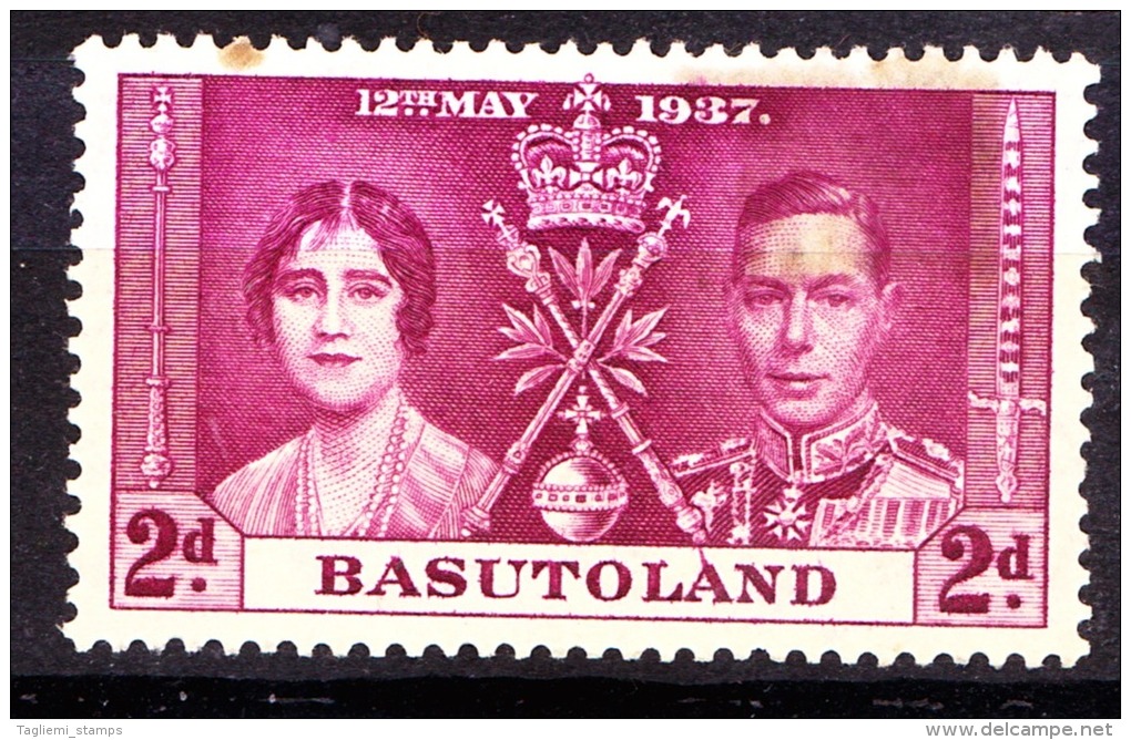 Basutoland, 1937, SG 16, Mint Hinged - 1933-1964 Colonie Britannique