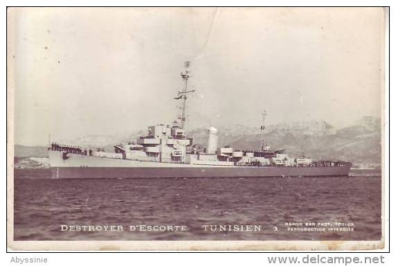Destroyer D´escorte "TUNISIEN" - D9 1 - Oorlog
