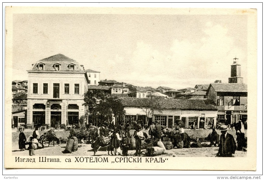 Stip, Mazedonien, Markt, Ca. 1940 - Nordmazedonien