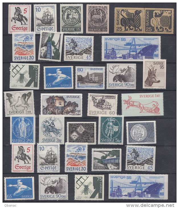 Sweden Mint Never Hinged Very Good Stamps Selection - Neufs