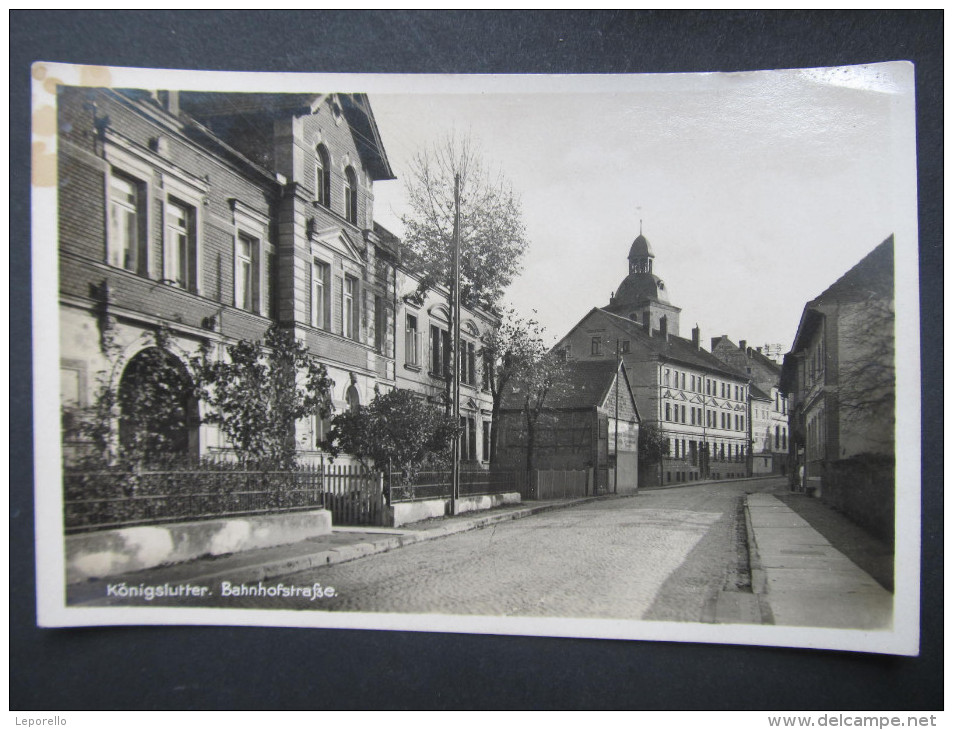 AK KÖNIGSLUTTER Strasse 1945   ///  D*11301 - Koenigslutter