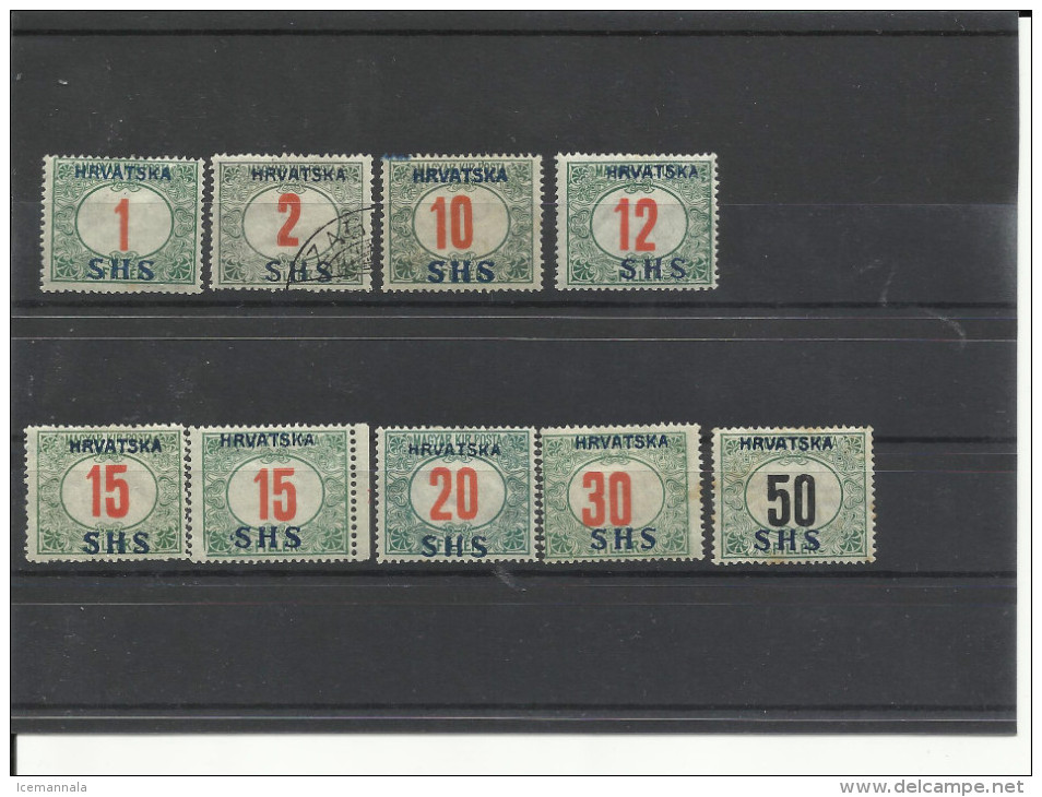 YUGOSLAVIA TAXAS 1/9  *  MH , USADO - Postage Due