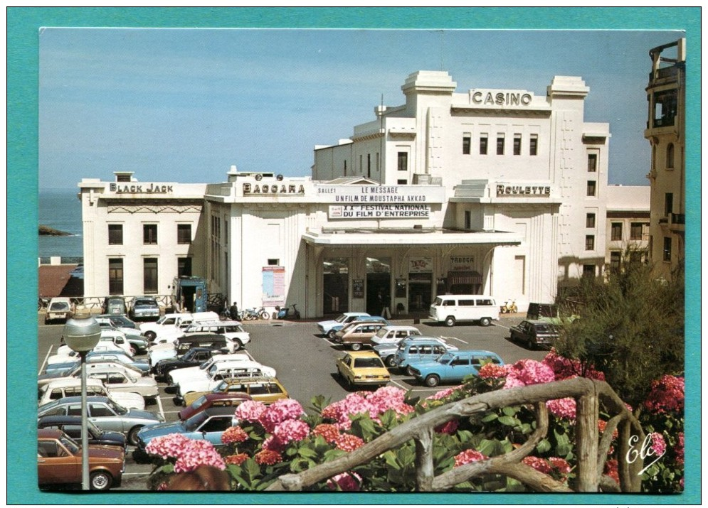 64 - BIARRITZ  Casino Municipale  Parking Voitures   édit Elcé  .non  écrite - Biarritz