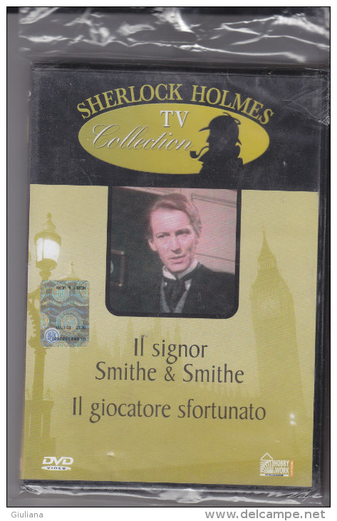 DVD Sherlock Holmes "Il Signor Smithe & Smithe E Il Giocatore Sfortunato" Nuovo Da Edicola - Polizieschi