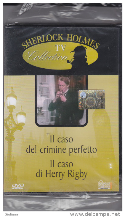 DVD Sherlock Holmes "Il Caso Del Crimine Perfetto E Il Caso Di Herry Rigby" Nuovo Da Edicola - Crime