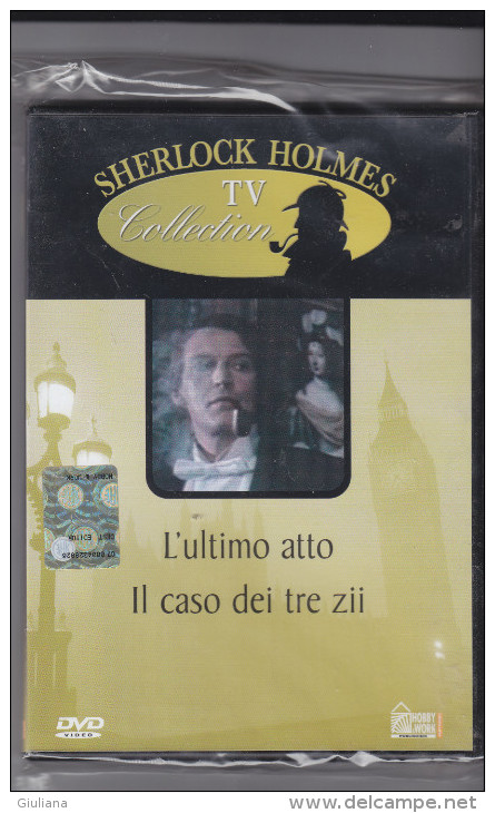 DVD Sherlock Holmes "L'ultimo Atto E Il Caso Dei Tre Zii" Nuovo Da Edicola - Policiers