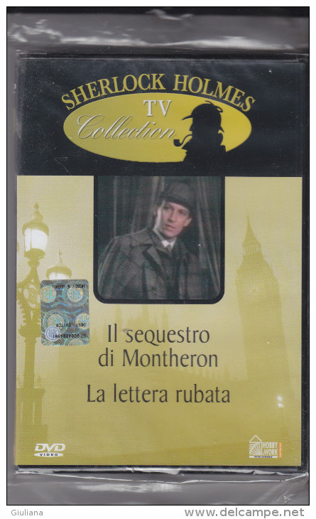 DVD Sherlock Holmes "Il Sequestro Di Montheron E La Lettera Rubata" Nuovo Da Edicola - Krimis & Thriller