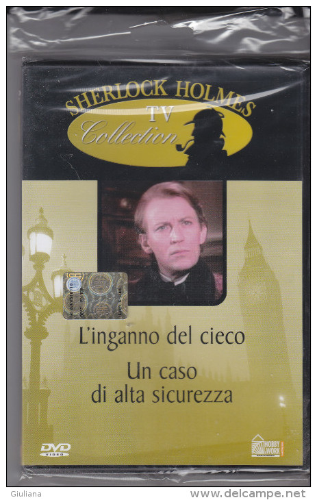 DVD Sherlock Holmes "L'inganno Del Cieco E Un Caso Di Alta Sicurezza" Nuovo Da Edicola - Crime