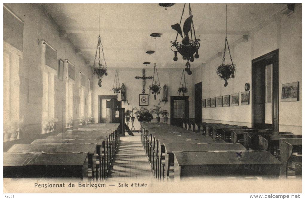 BELGIQUE - FLANDRE ORIENTALE - ZWALM - BEIRLEGEM - Pensionnat - Salle D'Etude. - Zwalm