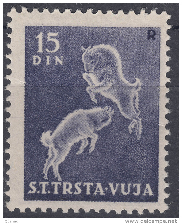 Triest Zone B STT Vujna 1950 Mi#42, Sassone#29 Mint Hinged - Nuevos