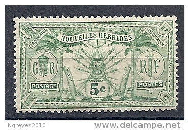 140011654  NEW  HEBRIDES  YVERT   Nº  38  */MH - Nuevos