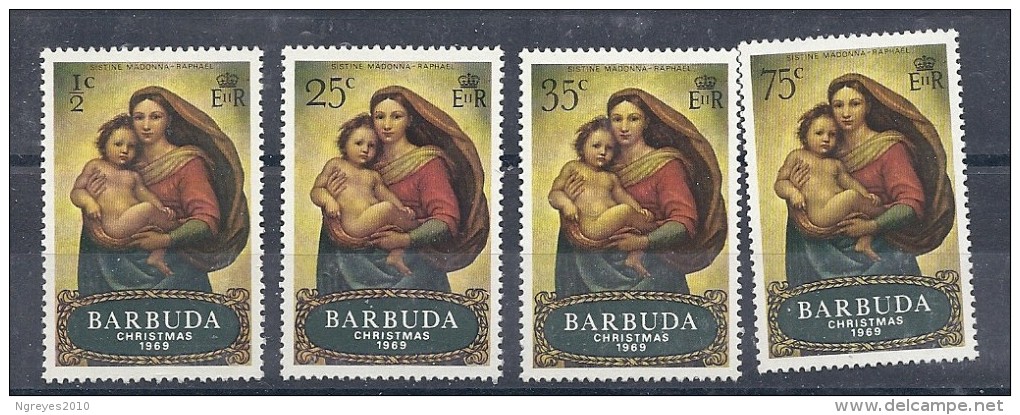 140011668  BARBUDA  YVERT   Nº  38/41  **/MNH - 1960-1981 Autonomie Interne