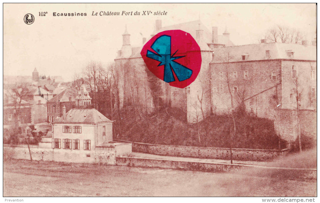 ECAUSSINES -  Le Château Fort Du 15é Siècle, - Ecaussinnes