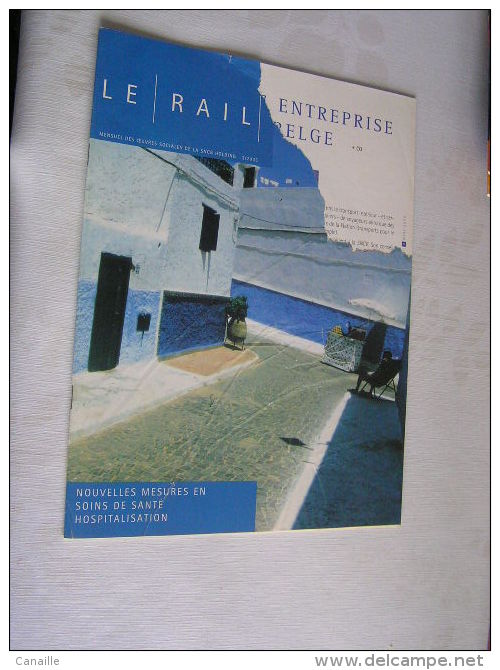 Le Rail, Mensuel Des Ouevres Sociales De La SNCB  - Mars  2005 .- - Trains