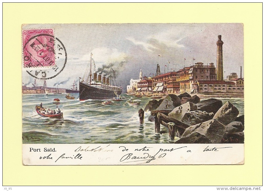 Port Said - Cairo - Le Caire - 10-11-1907 - 1866-1914 Khédivat D'Égypte