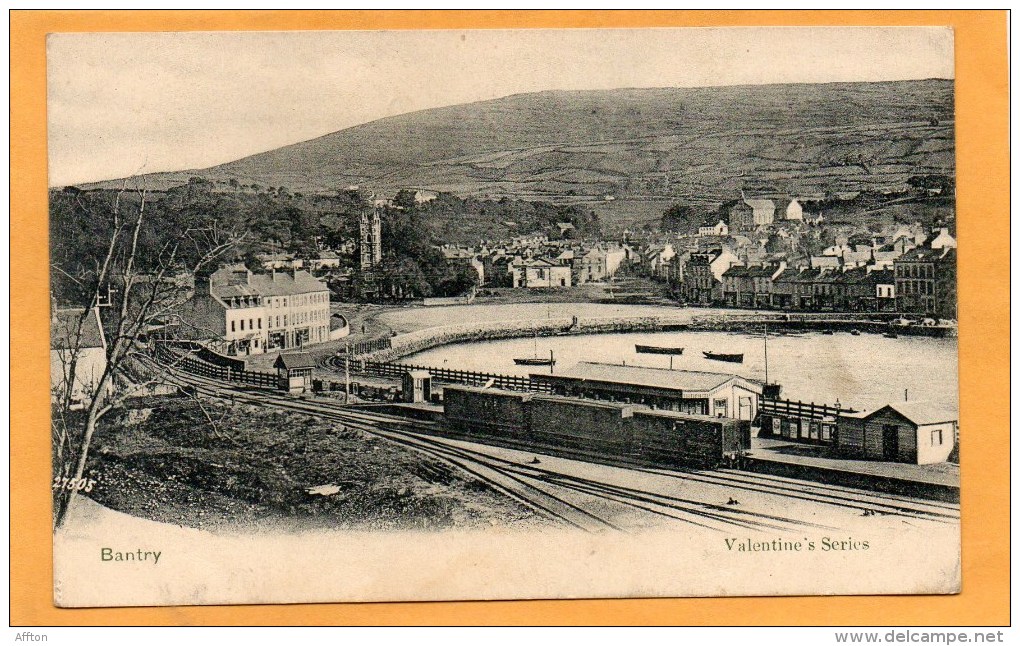 Bantry Railroad Station Co Cork Ireland1905 Postcard - Cork