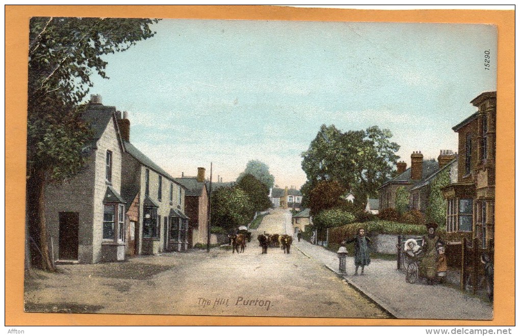 The Hill Purton UK 1905 Postcard - Autres & Non Classés