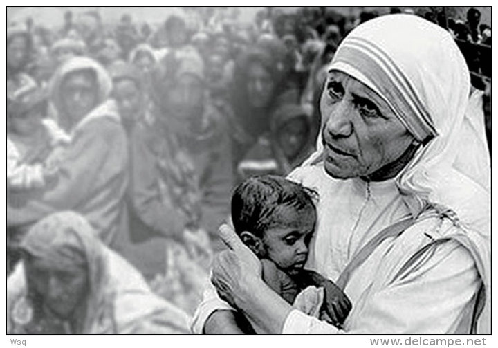 (N63-082  )   1979 Nobel Peace Prize India Mother Teresa  , Prestamped Card, Postal Stationery-Entier Postal-Ganzsache - Mère Teresa