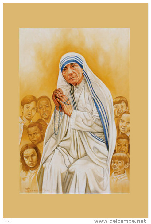 (N63-119  )   1979 Nobel Peace Prize India Mother Teresa  , Prestamped Card, Postal Stationery-Entier Postal-Ganzsache - Madre Teresa