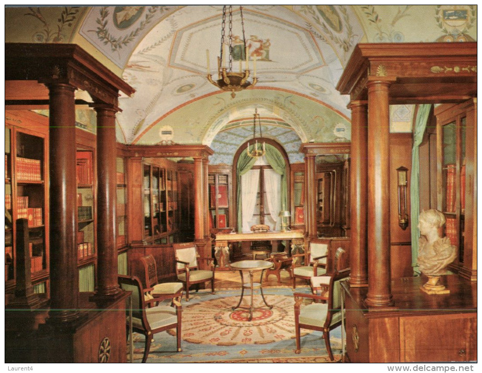 (DD 1) France - Librarty In Castle Of Malmaison - Bibliotheque Dans Chateau De Malmaison - Bibliotheken