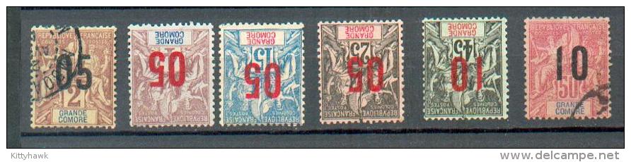 COMO 154 - YT 20 Obli-21(*)-22(*)-24(*)-27(*)-28 Obli - Used Stamps