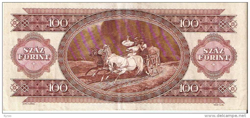 HONGRIE . 100 FORINT . SZAZ FORINT . KOSSUTH LAJOS . Budapest 1992 - Hongrie