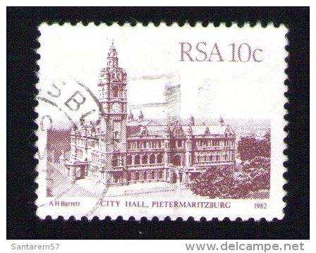 Afrique Du Sud 1982 Oblitération Ronde Used Stamp Bâtiment Building City Hall Pietermaritzburg - Gebraucht