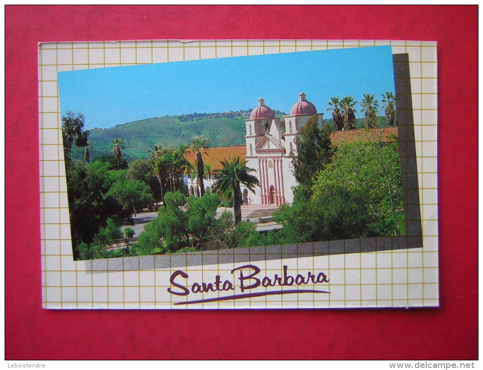 CPM   ETATS UNIS   QUEEN OF MISSIONS  VOYAGEE 1990 - Santa Barbara