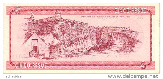 CUBA   5 Pesos Exchange Certificat  Serie A Emission De 1985  Pick FX3   ***** BILLET  NEUF ***** - Cuba