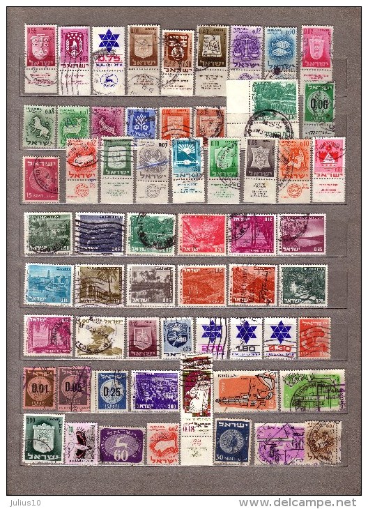 ISRAEL Nice Different Used Stamps Lot #8202 - Verzamelingen & Reeksen