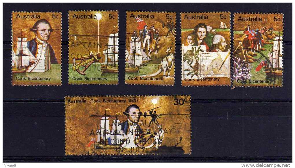 Australia - 1970 - Bicentenary Of Cook's Discovery Of Australia - Used - Oblitérés