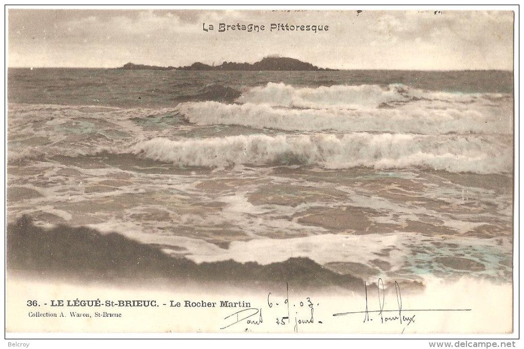 Dépt 22 - PLÉRIN - LE LÉGUÉ-SAINT-BRIEUC  - Le Rocher Martin - Plérin / Saint-Laurent-de-la-Mer