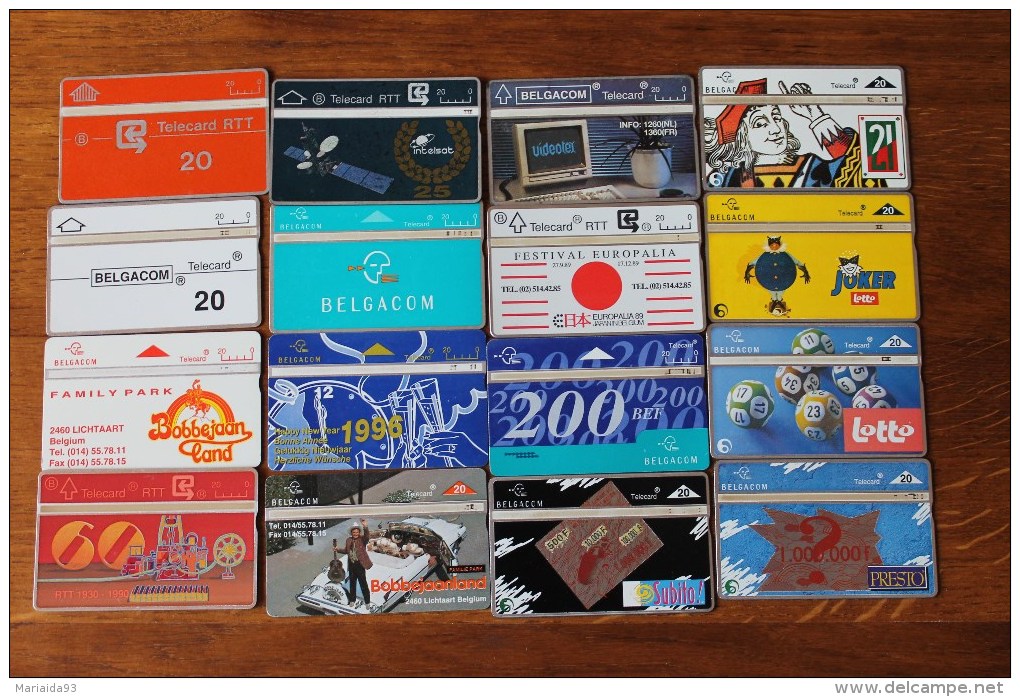 BELGIQUE - LOT DE TELECARTES - BELGACOM - Collections