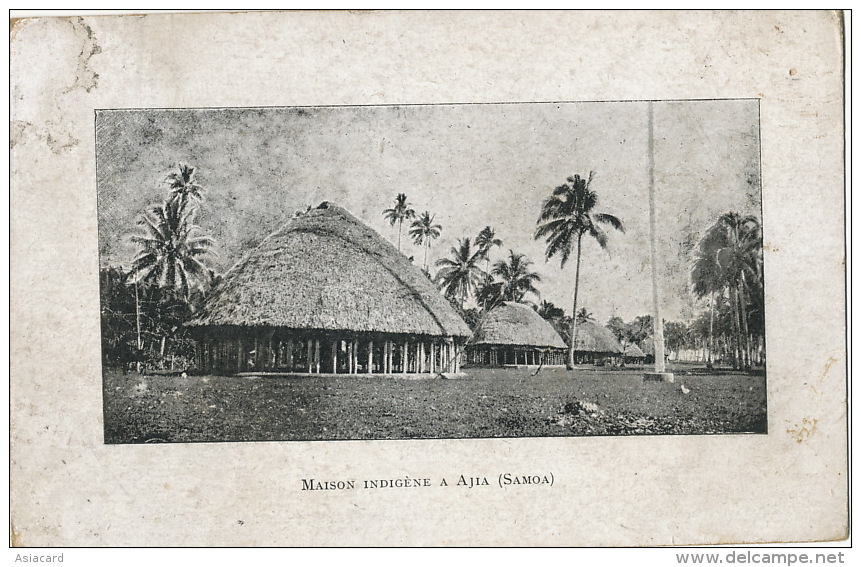 Ils Samoa Maison Indigene A Ajia Salie - Samoa