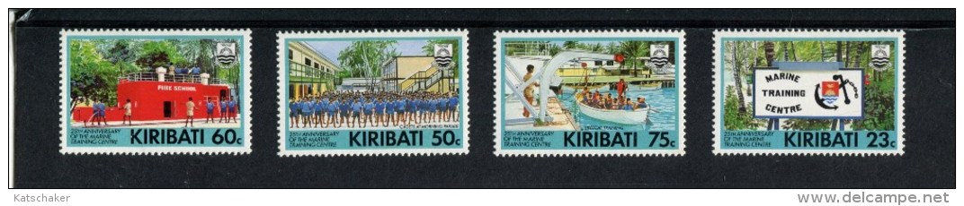 Postfris Mint Scott 591-594 Marine Training En Opleiding - Kiribati (1979-...)