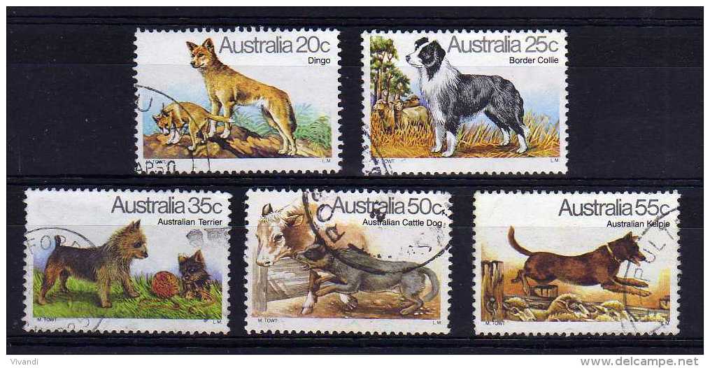 Australia - 1980 - Dogs - Used - Used Stamps