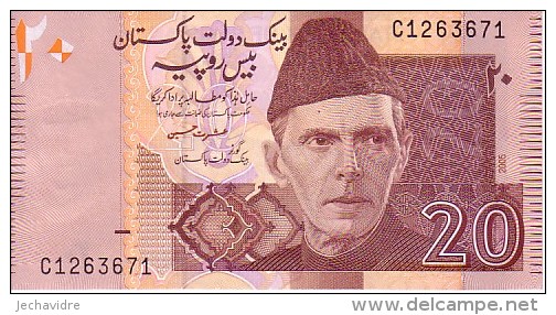 PAKISTAN   20 Rupees   Emission De 2005   Pick 46 A          ***** BILLET NEUF ***** - Pakistán