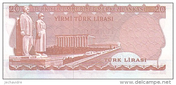 TURQUIE   20 Turk Lirasi   Emission De 1974   Pick 187 B        ***** BILLET NEUF ***** - Turchia